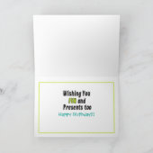 Zwillingskarte 2. Adorable Geburtstagskarte Karte (Innenseite)