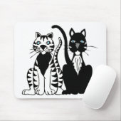 Zwillingskatzen Mousepad (Mit Mouse)