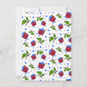 Zwillingskirschen Einladung (Rückseite)