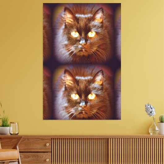 Zwillingskittycat Leinwanddruck (Insitu (Wohnzimmer))