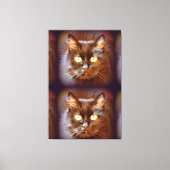 Zwillingskittycat Leinwanddruck (Vorderseite)