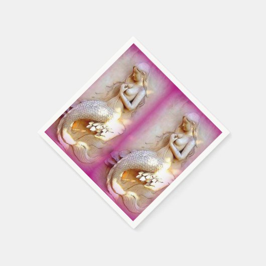 Zwillingslevender-Papierservietten Serviette (Ecke)