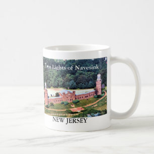 Zwillingslicht von Navesink, New Jersey Tasse