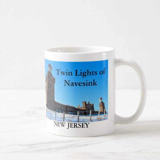 Zwillingslicht von Navesink, New Jersey Tasse (Rechts)