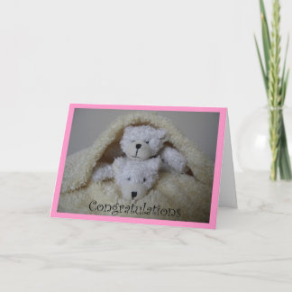 Zwillingsmädchen Karte