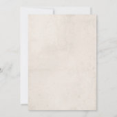 Zwillingsmädchen Wildblume Babydusche Einladung (Rückseite)