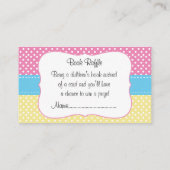 Zwillingsmädchen - Zwei Erbsen in einem Pod-Book-R Begleitkarte (Rückseite)