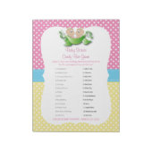 Zwillingsmädchen - Zwei Erbsen in einem Pod Candy  Notizblock (Rotiert)