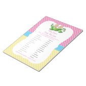 Zwillingsmädchen - Zwei Erbsen in einem Pod Candy Notizblock (angewinkelt)