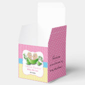 Zwillingsmädchendusche - zwei Erbsen in einem Pod Geschenkschachtel (Geöffnet)