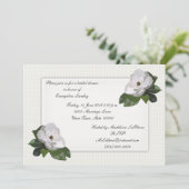 Zwillingsmagnolien Einladung (Stehend Vorderseite)