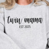 Zwillingsmama-Jahr, Mama-Geschenk, Sweatshirt