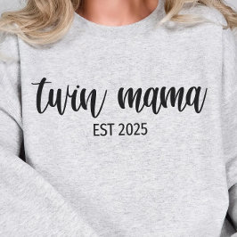 Zwillingsmama-Jahr, Mama-Geschenk, Sweatshirt