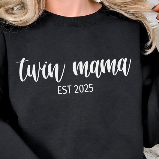 Zwillingsmama-Jahr, Mama-Geschenk, Sweatshirt