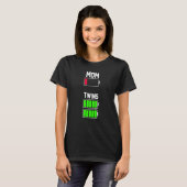 Zwillingsmüttertag der müden Zwillingsschwester-Ma T-Shirt (Vorne ganz)