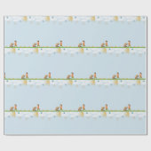 Zwillingspackpapier für die Mama Geschenkpapier (Flach)