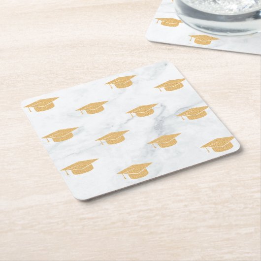 Zwillingspartei Rechteckiger Pappuntersetzer (angewinkelt)