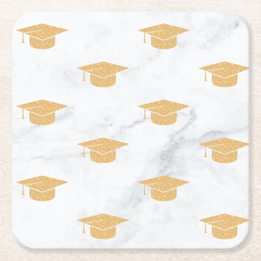 Zwillingspartei Rechteckiger Pappuntersetzer (Vorderseite)