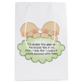 Zwillingspass Mittelgeschenk-Tasche Mittlere Geschenktüte (Vorderseite)