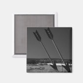 Zwillingspfeile, AZ, Magnet (Vorderseite/Rückseite)