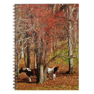 Zwillingspferde Notizblock