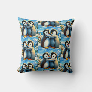 Zwillingspinguine Kissen