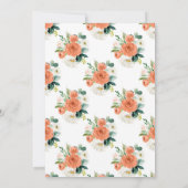 Zwillingspuffindusche zur Einladung von Orange & G (Rückseite)