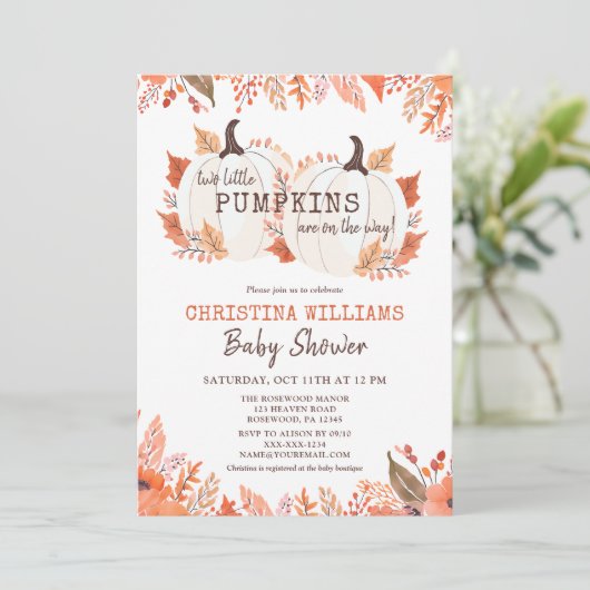 Zwillingspülung Einladung (Stehend Vorderseite)