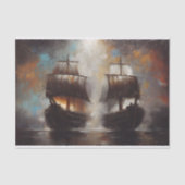 Zwillingsschiff-Schlacht Seidenpapier (Vorderseite)