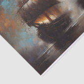 Zwillingsschiff-Schlacht Seidenpapier (Ausschnitt)