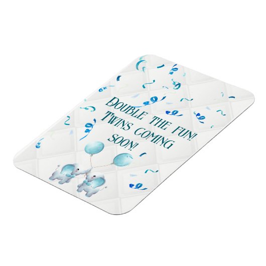 Zwillingsschwangerschaft Doppelte Bekanntgabe von Magnet (Linke Seite)