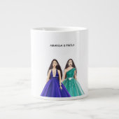 Zwillingsschwester, Zwillinge, Jumbo-Tasse (Vorderseite)