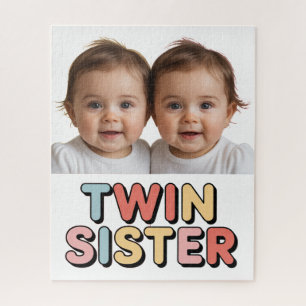 Zwillingsschwestern Babys Puzzle