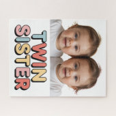 Zwillingsschwestern Babys Puzzle (Horizontal)