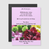 Zwillingsschwestern Geburtstagskarte Magnetic Gruß Magnetkarte (Vorne/Hinten)