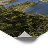 Zwillingsseen in Mammoth Poster (Ecke)