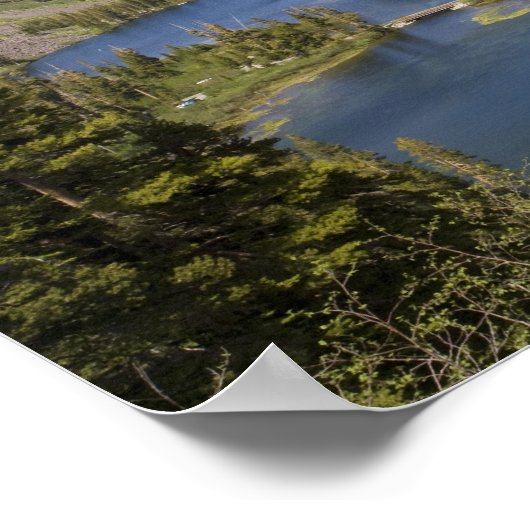 Zwillingsseen in Mammoth Poster (Ecke)