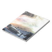 Zwillingssonnenwelt Notizblock (Rotiert)