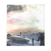 Zwillingssonnenwelt Notizblock (Vorderseite)