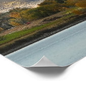 Zwillingsspitzen im Herbst Poster (Ecke)