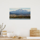 Zwillingsspitzen im Herbst Poster (Küche)