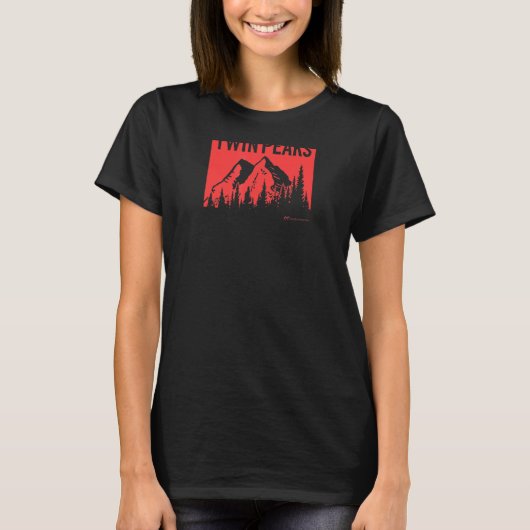 Zwillingsspitzen Red Mountain Range T-Shirt (Vorderseite)