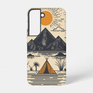 Zwillingsspitzen Sunrise Phone Case Samsung Galaxy Hülle