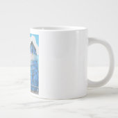 Zwillingsturm Wolkenkratzer Jumbo-Tasse (Rechts)