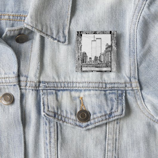 Zwillingstürme Button (Beispiel)