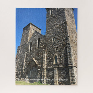 Zwillingstürme der St. Mary's Church Reculver Kent Puzzle