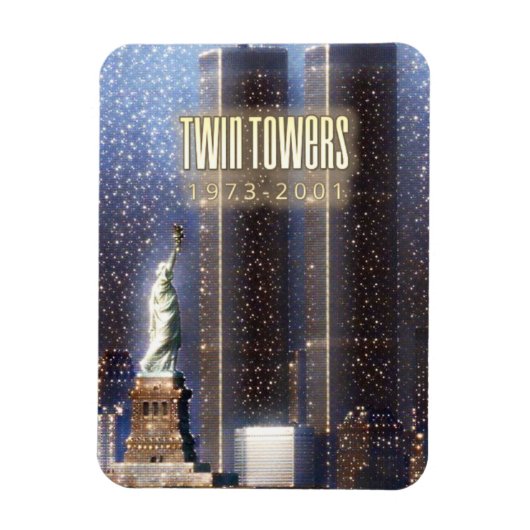 Zwillingstürme des World Trade Center Magnet (Vertikal)