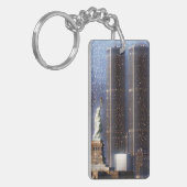 Zwillingstürme des World Trade Center Schlüsselanhänger (Vorderseite links)