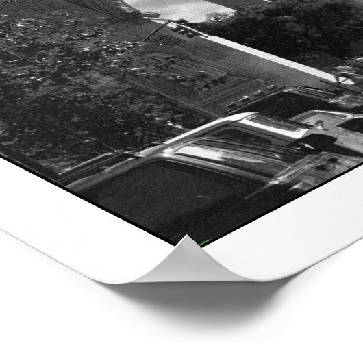 Zwillingstürme durch den Washington Square Poster (Ecke)