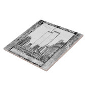 Zwillingstürme Fliese (Seite)